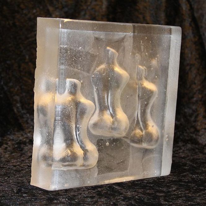Hovedbilde Unik skulptur i glass, Twisting lady